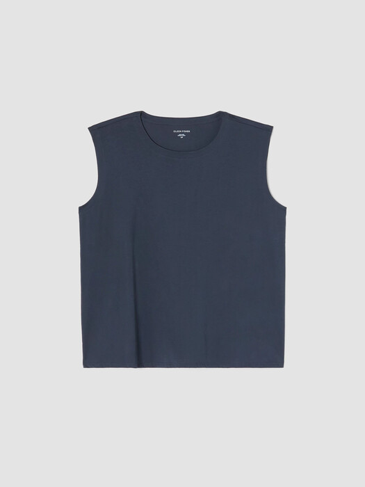 Organic Pima Cotton Jersey Round Neck Tank