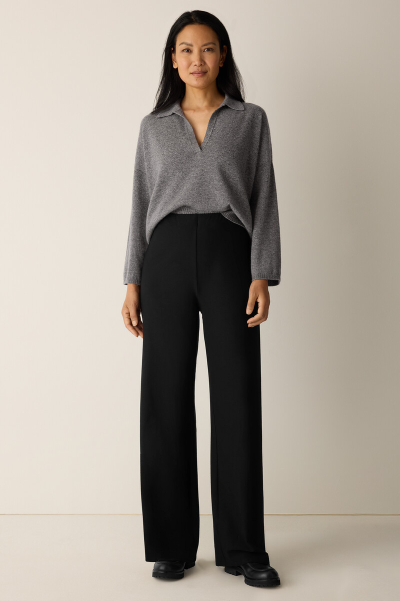 Washable Stretch Crepe Wide-Leg Pant Washable Stretch Crepe Wide-Leg Pant