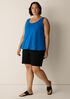 Organic Linen Jersey Scoop Neck Tank