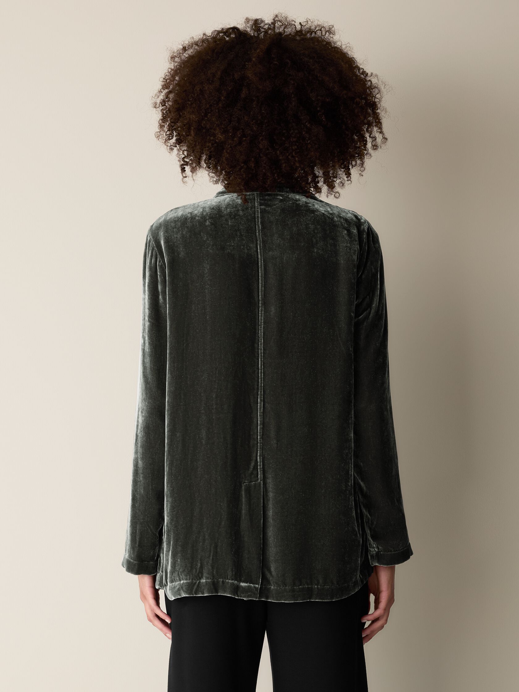 Velvet Long Blazer