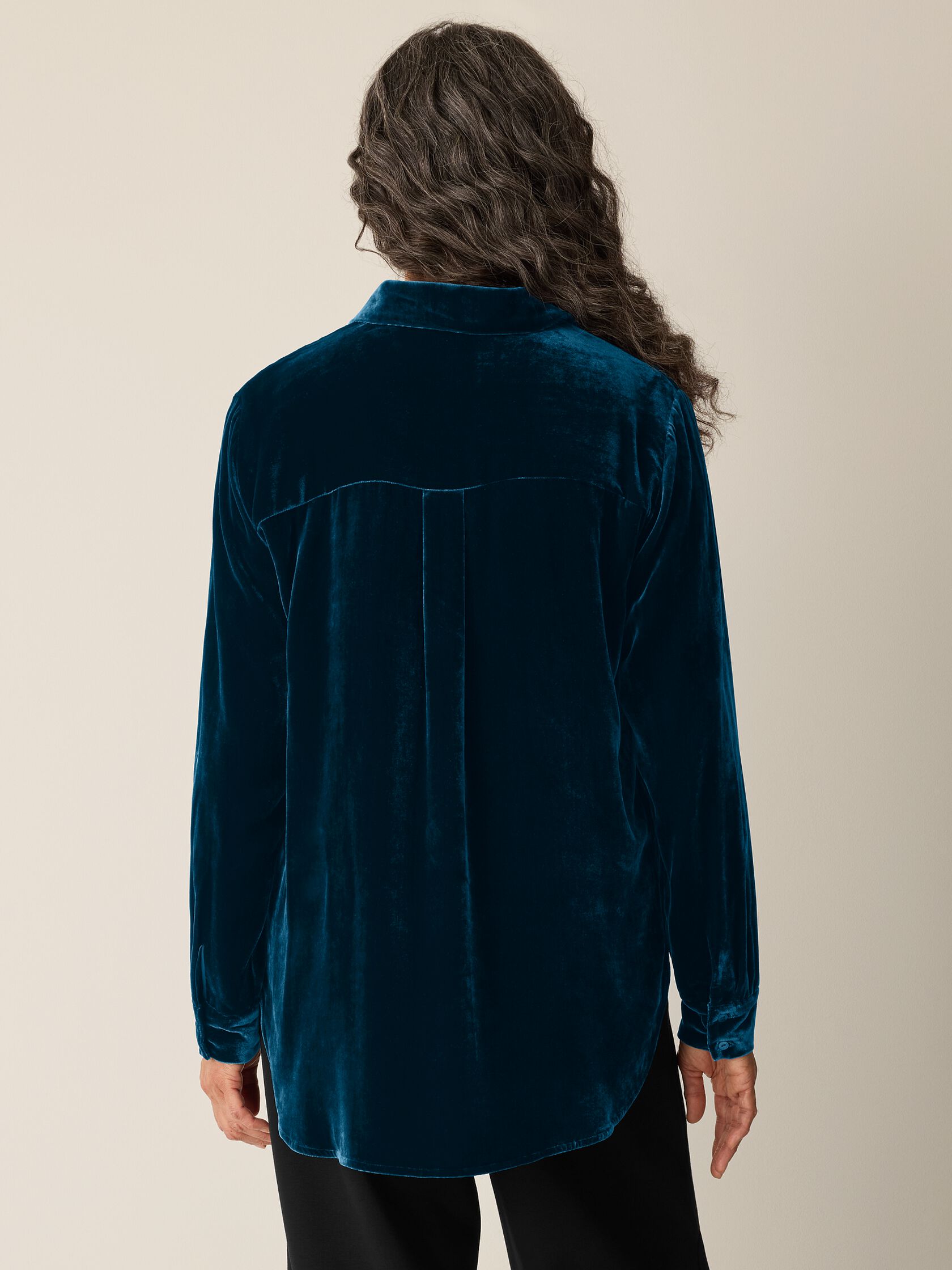 Velvet Classic Collar Shirt