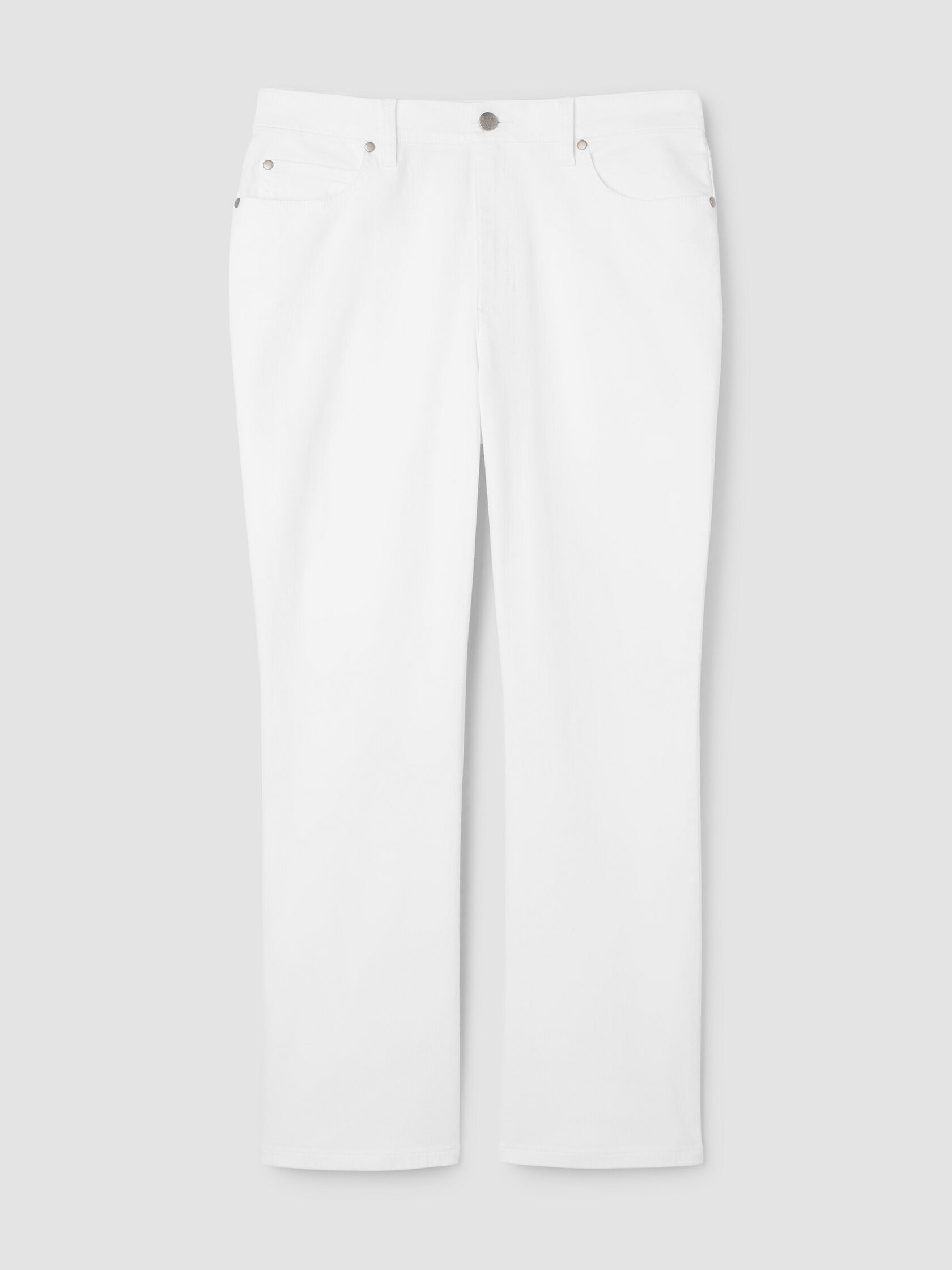 Garment-Dyed Organic Cotton Denim Kick Jean