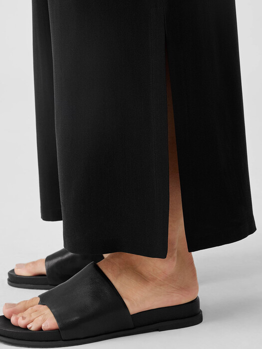 Silk Georgette Crepe Pant with Slits