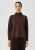 Lightweight Ponte Funnel Neck Top