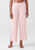 Cozy Organic Cotton Interlock Wide-Leg Pant