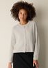 Organic Cotton Chenille&nbsp;Crew Neck Cardigan