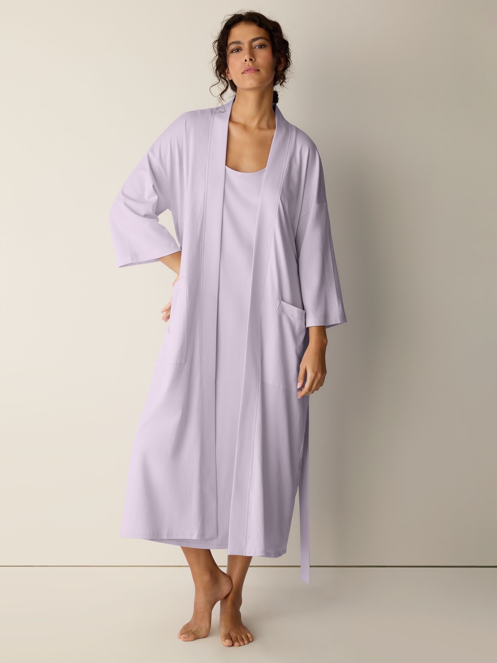 Organic Cotton Interlock Sleep Robe