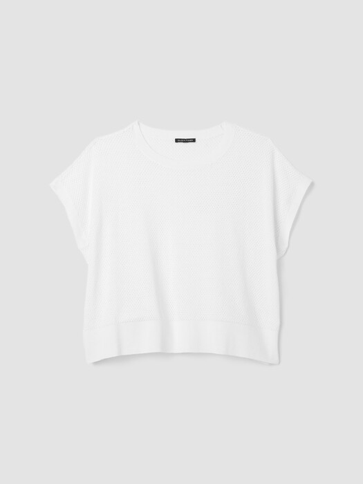 Organic Linen Cotton Crew Neck Top