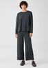 Stretch Jersey Knit Straight Pant