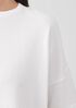 Lightweight Organic Cotton Terry Crew Neck Top