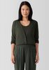 Organic Linen Cotton Cropped Cardigan