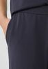 Pima Cotton Stretch Jersey Wide-Leg Pant