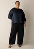 Dimensional Silk Jacquard Box-Top