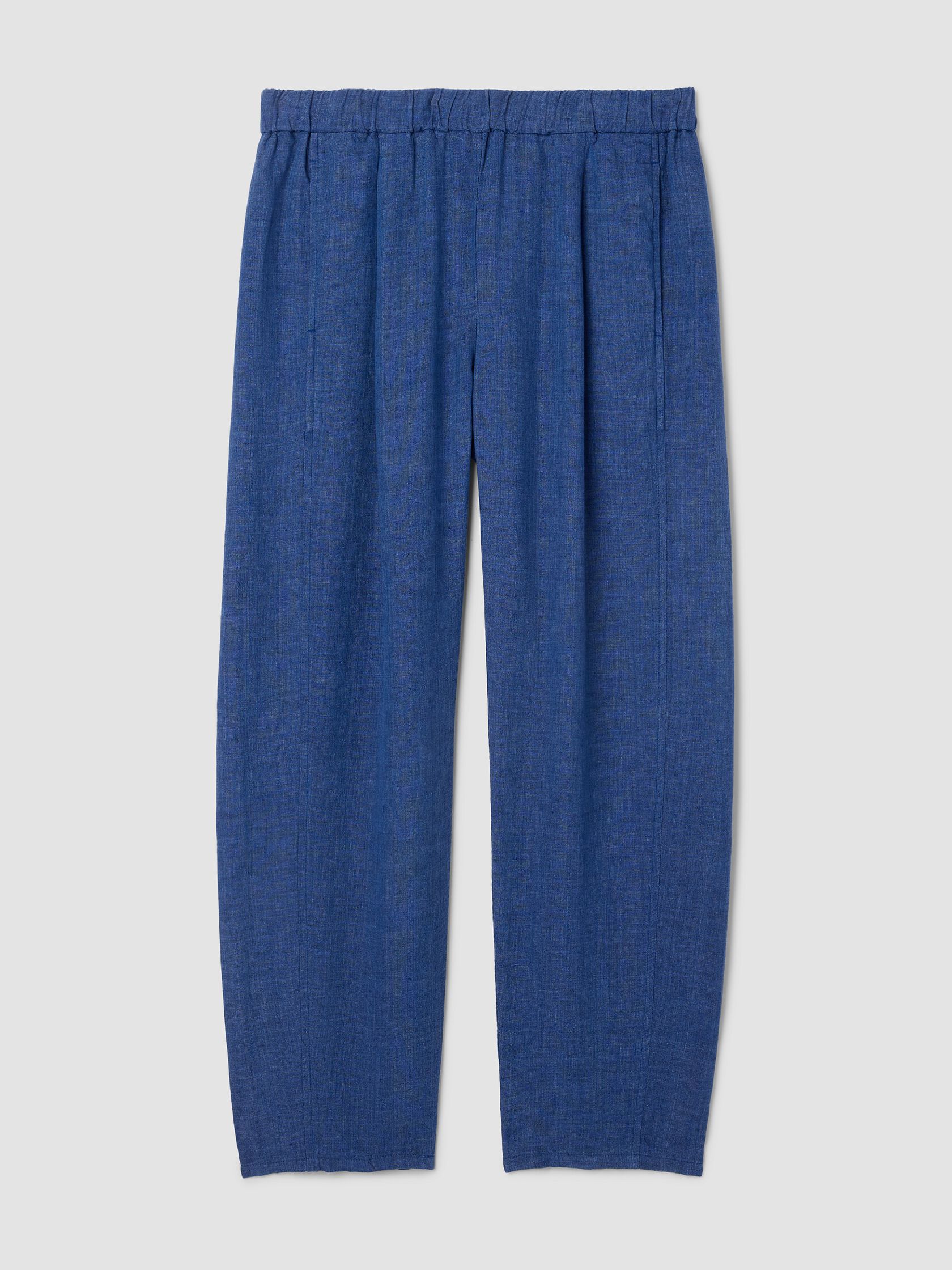 Washed Organic Linen D&eacute;lav&eacute; Lantern Pant