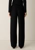 Felted Wool Jersey Full-Length Straight Trouser&nbsp;in Regenerative Wool