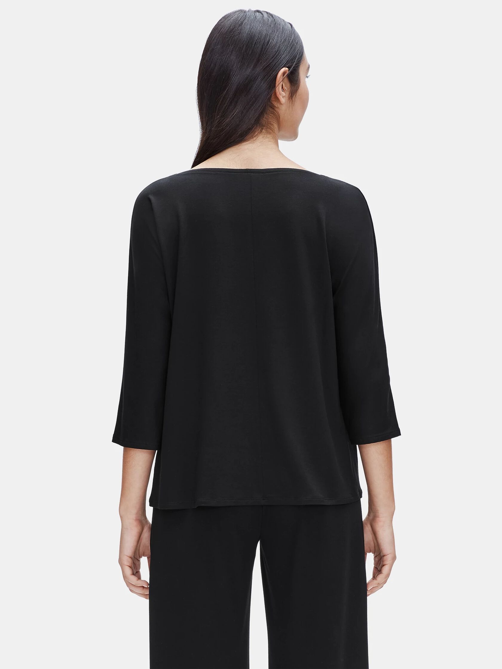 Fine Jersey Bateau Neck Top