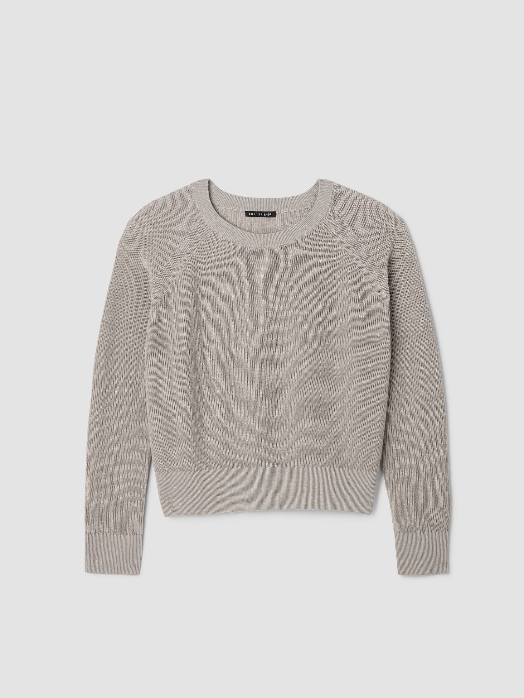 Organic Linen Cotton Wedge Sweater