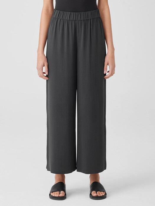 Silk Georgette Crepe Pant with Slits
