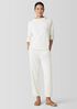 Garment-Dyed Terry Slouchy Pant