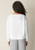 Garment-Dyed Organic Cotton Terry Bateau Neck Top