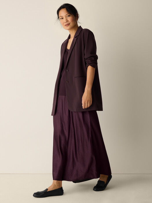 Washable Flex Ponte Long Blazer