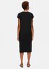 Viscose Jersey Crew Neck Dress