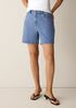 Cotton Stretch Denim Shorts