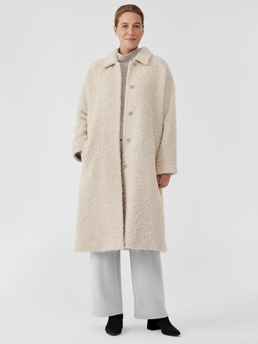 Alpaca Boucle Classic Collar Coat