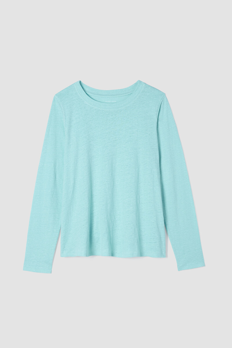 Organic Linen Jersey Long-Sleeve Tee Organic Linen Jersey Long-Sleeve Tee