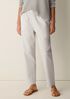 Organic Cotton Pucker Check Tapered Pant