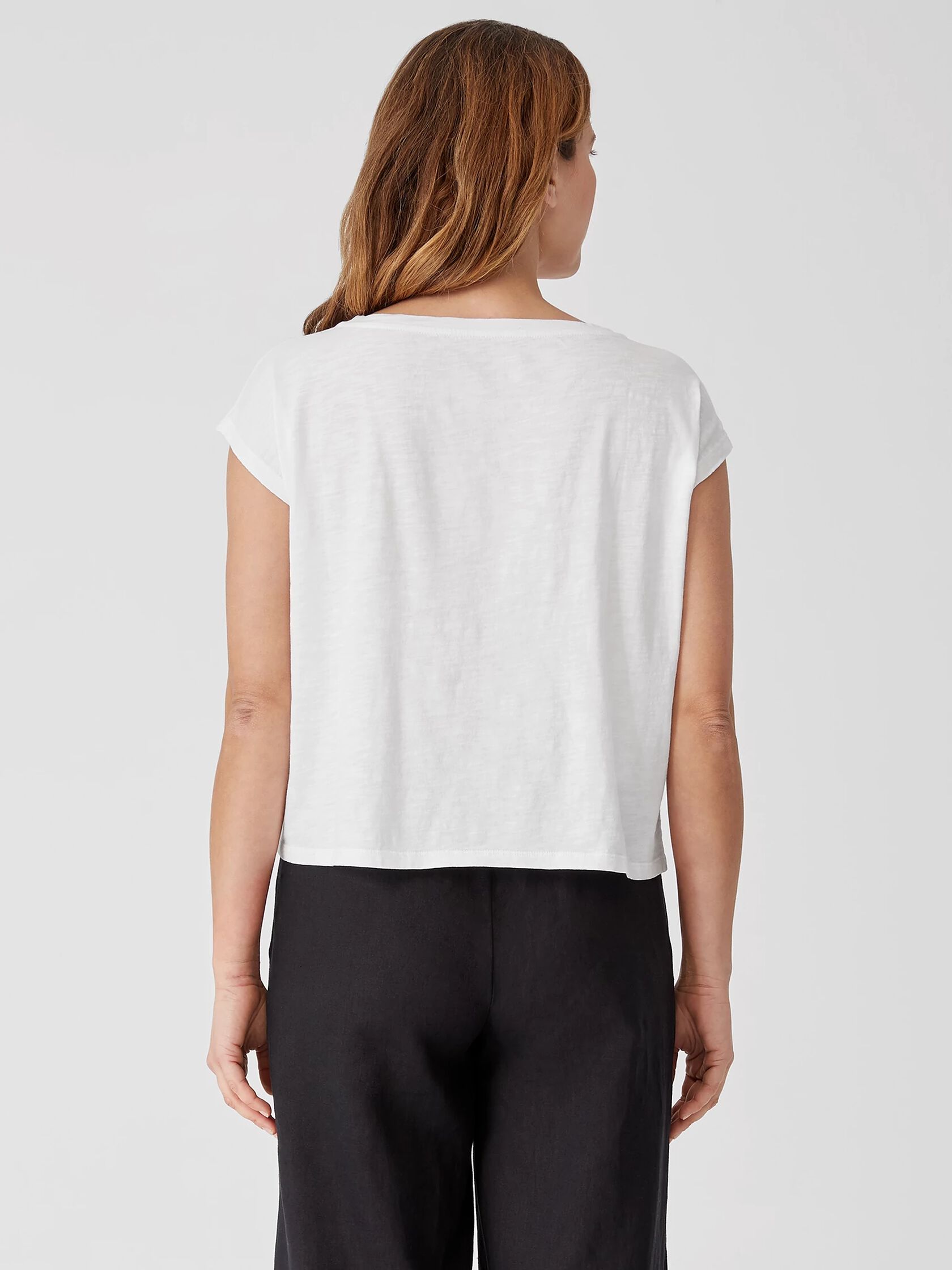 Organic Cotton Slub Square Top