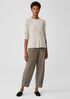 Ribbed Organic Pima Cotton Blend Top