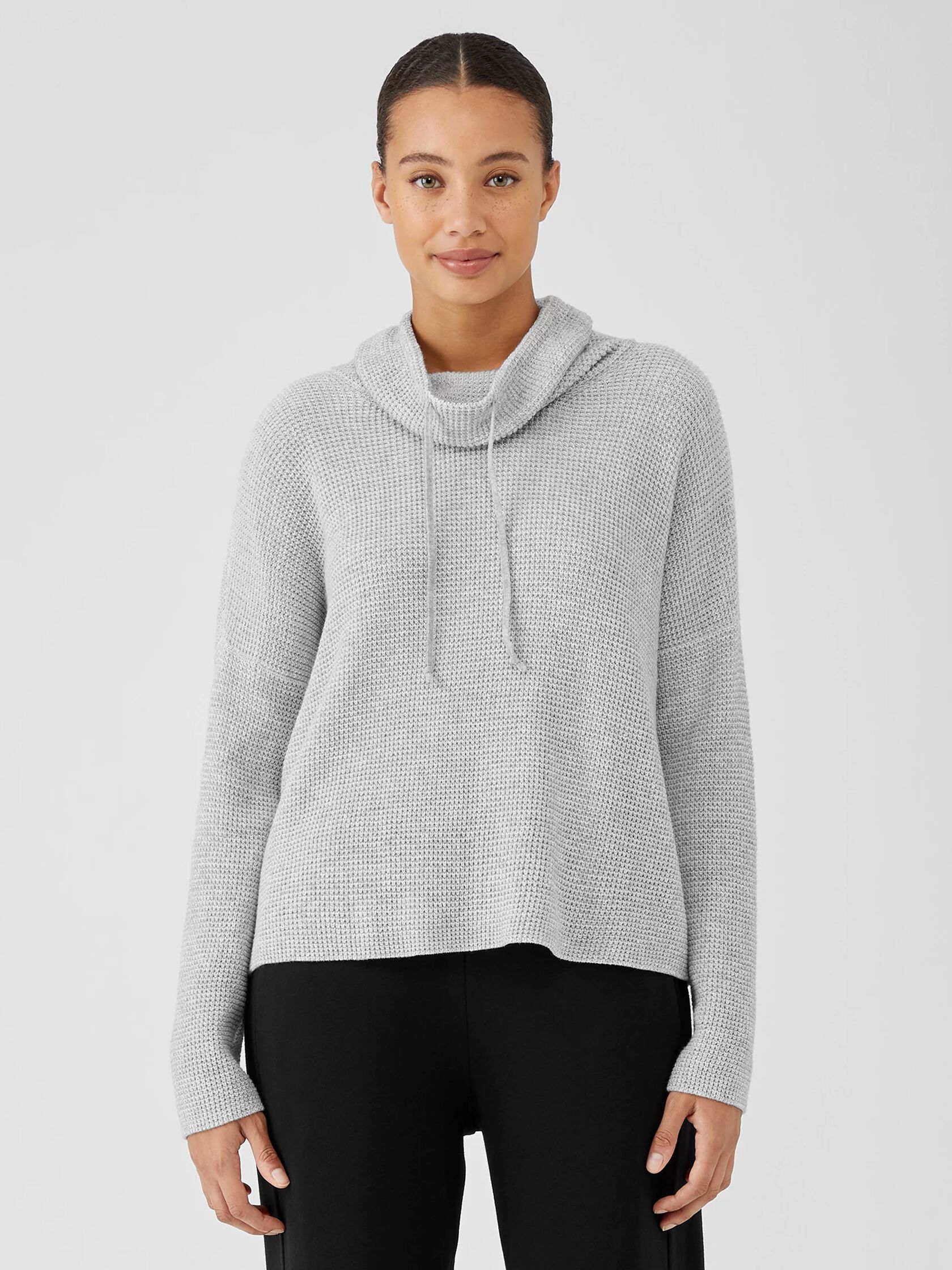 Peruvian Organic Cotton Funnel Neck Top