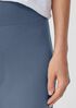Pima Cotton Stretch Jersey High-Waisted Pant