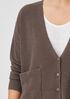 Organic Linen Cotton V-Neck Cardigan