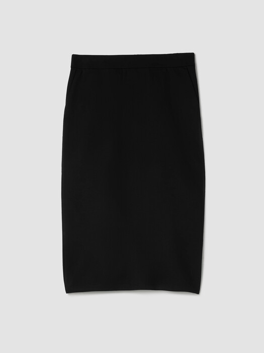Washable Flex Ponte Straight Skirt