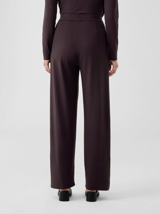 Stretch Jersey Knit Straight Pant