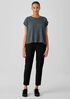 Organic Linen Jersey Square Top
