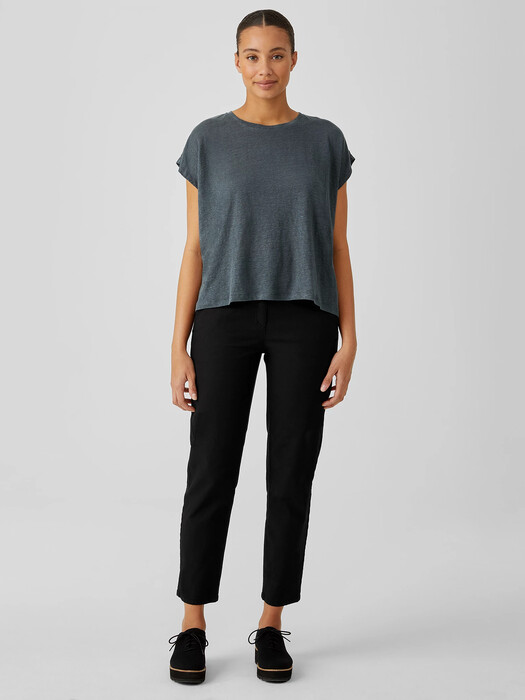 Organic Linen Jersey Square Top