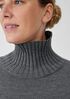 Merino Jersey Turtleneck Dress in Regenerative Wool