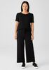 Organic Cotton French Terry Wide-Leg Pant