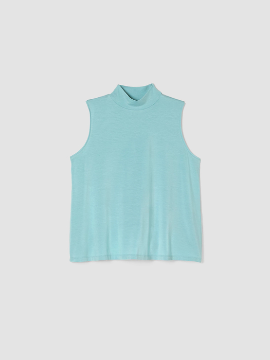 Fine Jersey Mock Neck Tank