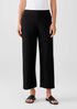 Washable Stretch Crepe Straight Pant
