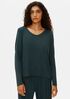 Stretch Silk Jersey V-Neck Tee