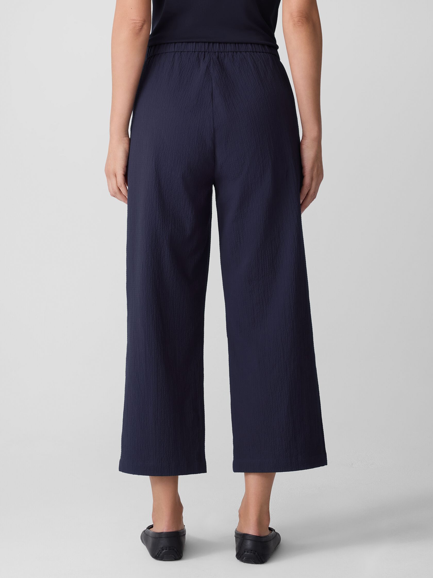 Organic Cotton Pucker Straight Pant