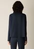 Cozy Brushed Terry Hug Funnel Neck Top