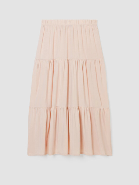 Fine Jersey Tiered Skirt