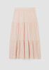 Fine Jersey Tiered Skirt