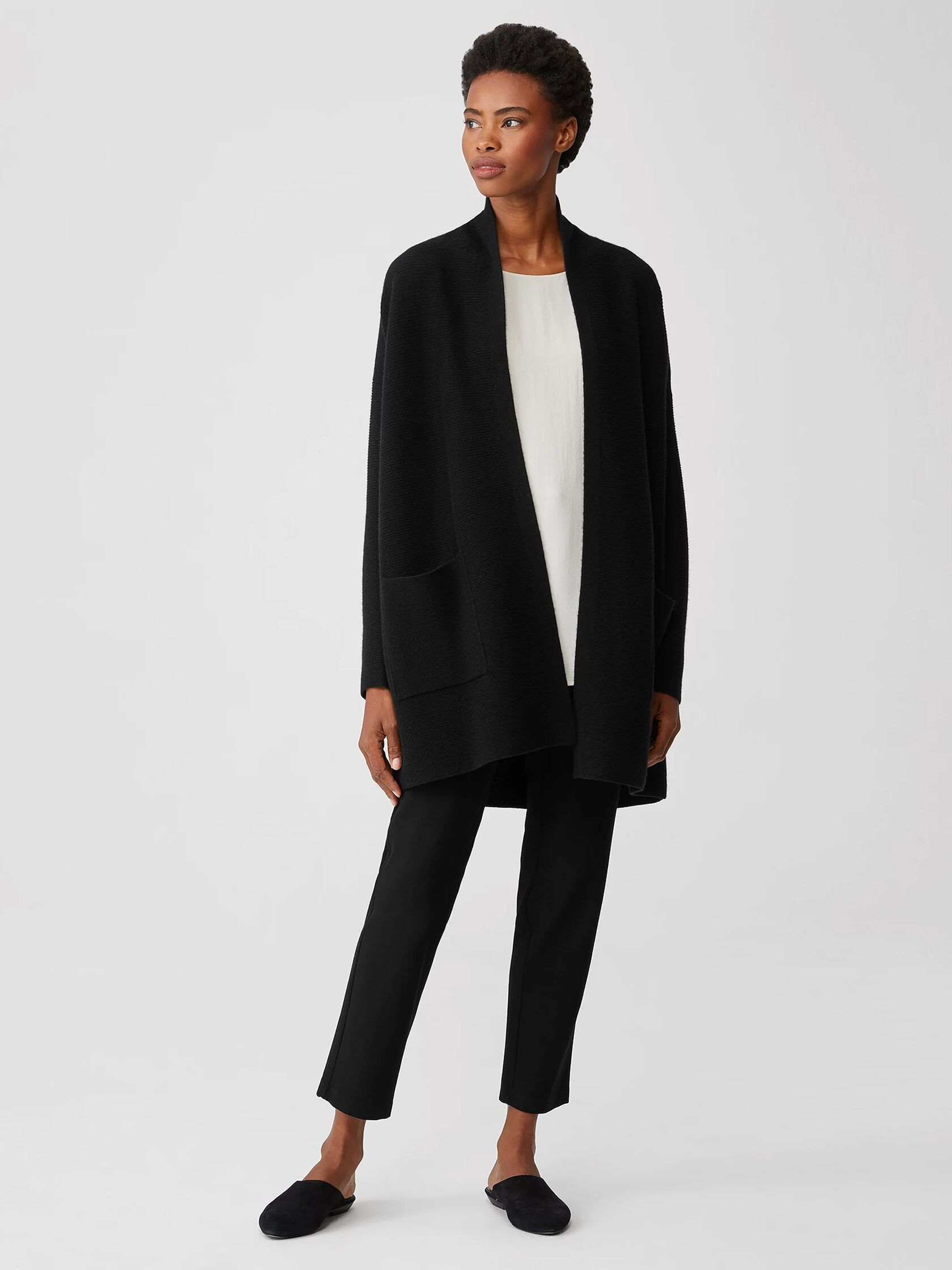 Italian Cashmere Links Cardigan