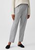 Soft Wool Flannel Pleated Tapered Pant